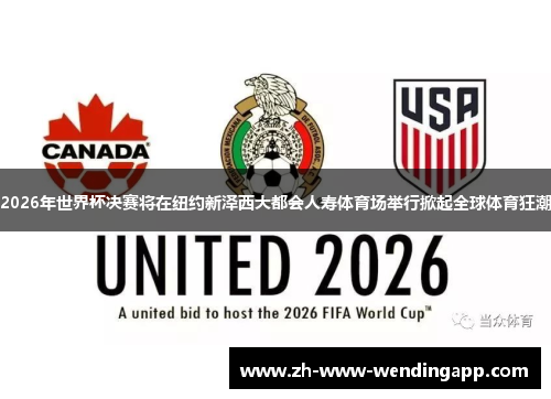 2026年世界杯决赛将在纽约新泽西大都会人寿体育场举行掀起全球体育狂潮